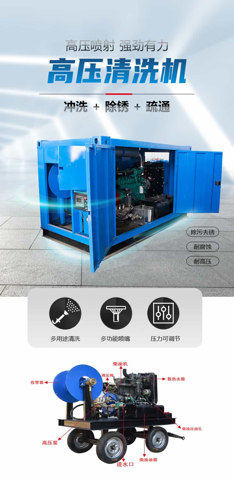 低噪音高壓清洗機